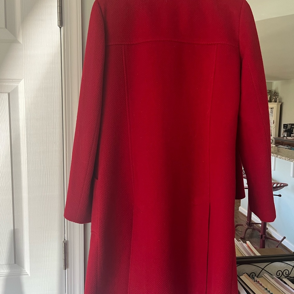 Red Wool Coat - Picture 5 of 7